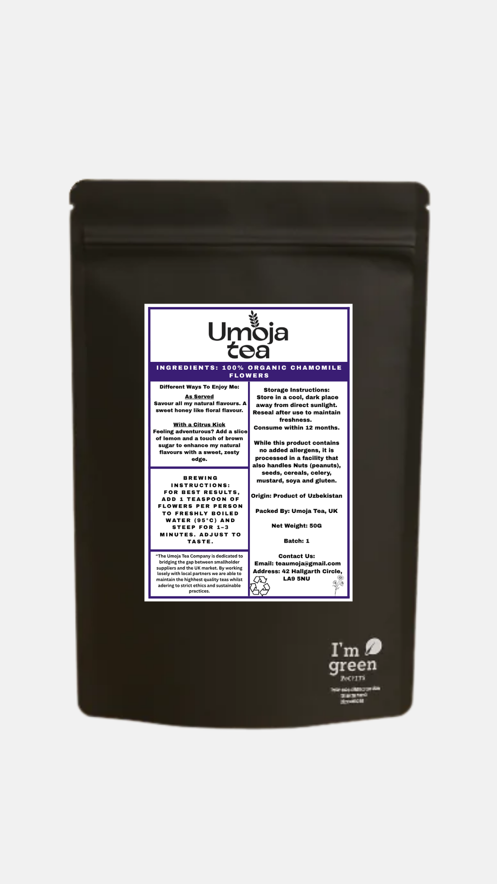 Loose Leaf Chamomile Flowers 50G