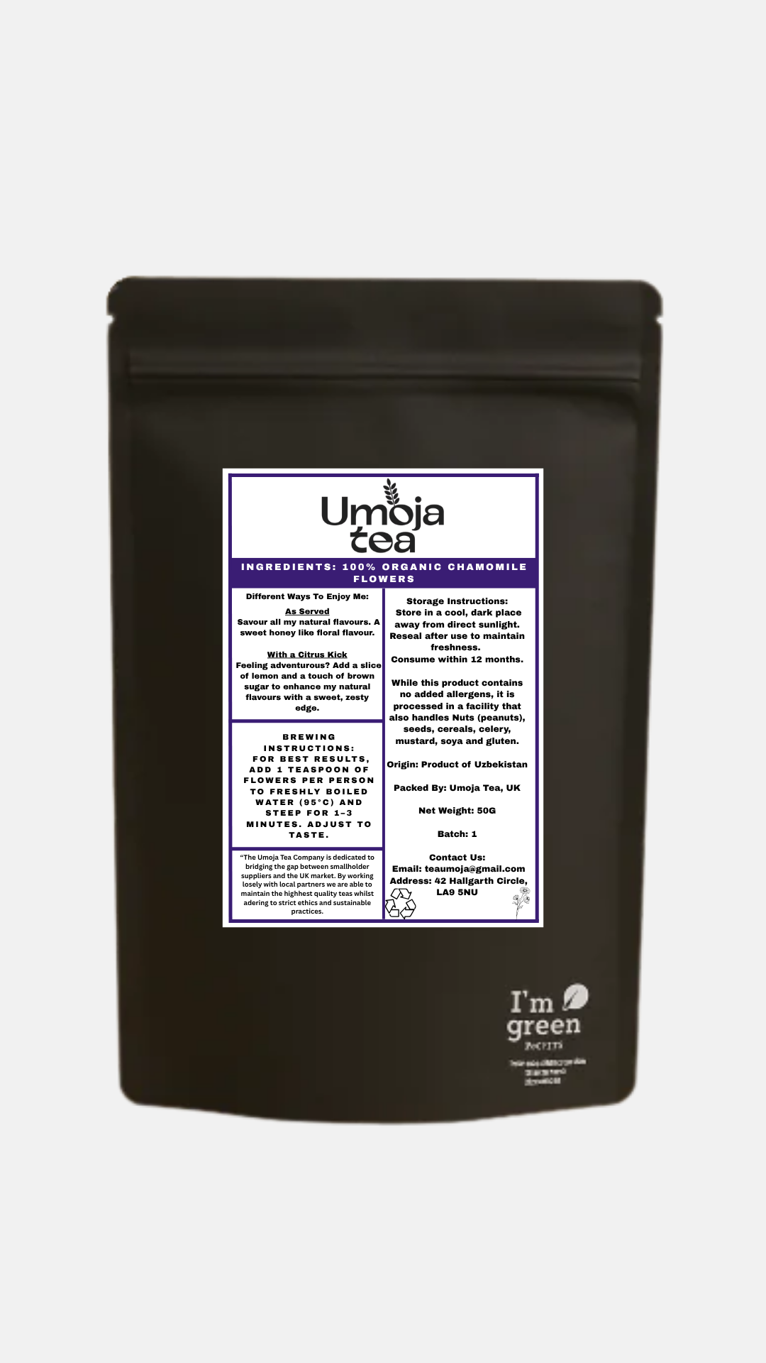 Loose Leaf Chamomile Flowers 50G